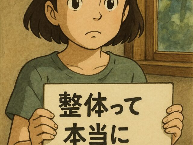 整体って本当に効果あるの？