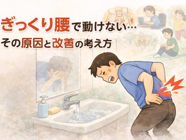 ぎっくり腰とは？