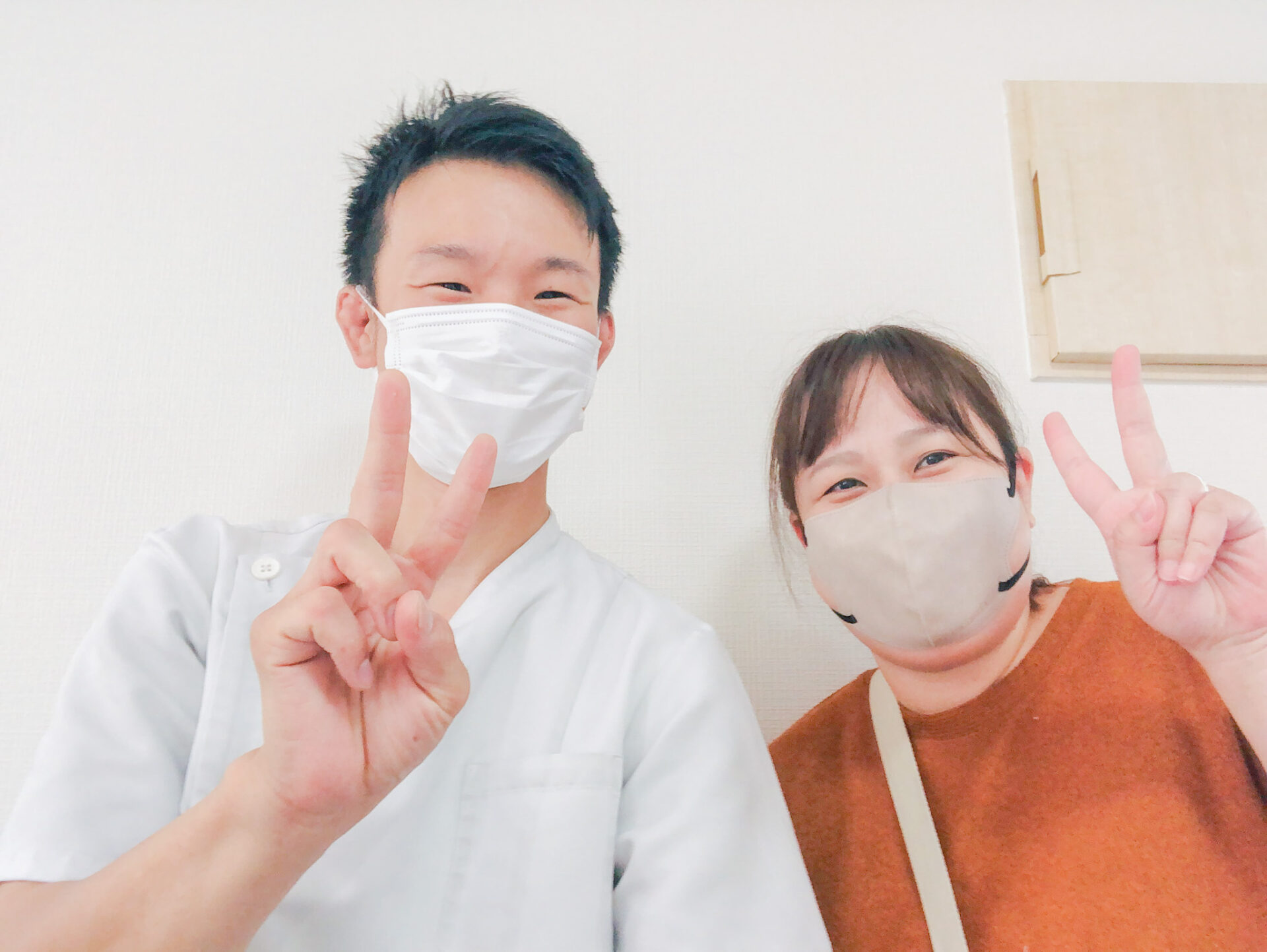 患者様のツーショット写真