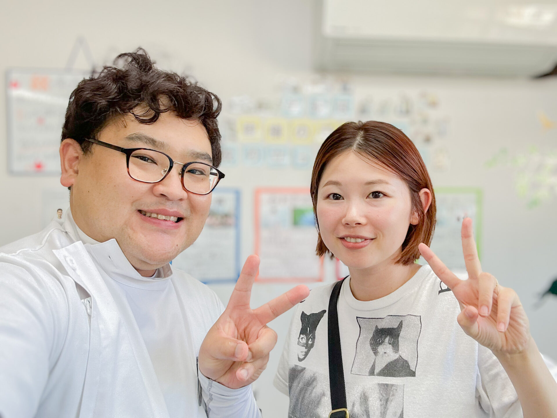 患者様のツーショット写真