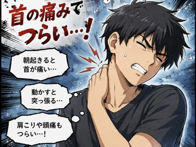 寝違え等の首の痛みに効くストレッチ法は？