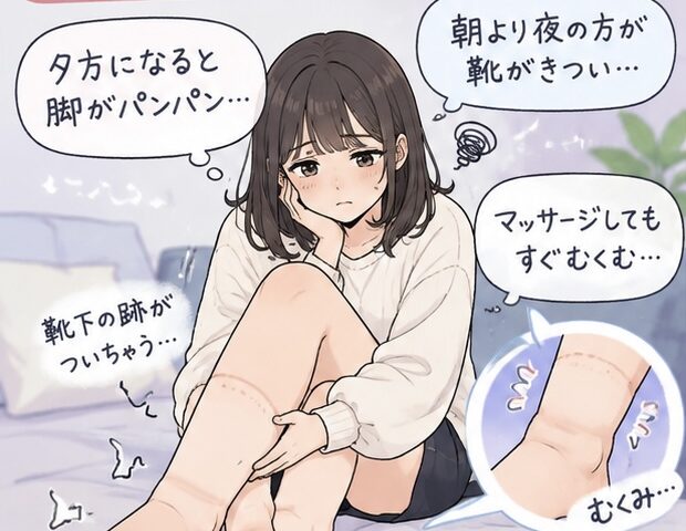 骨盤矯正とむくみの関係について