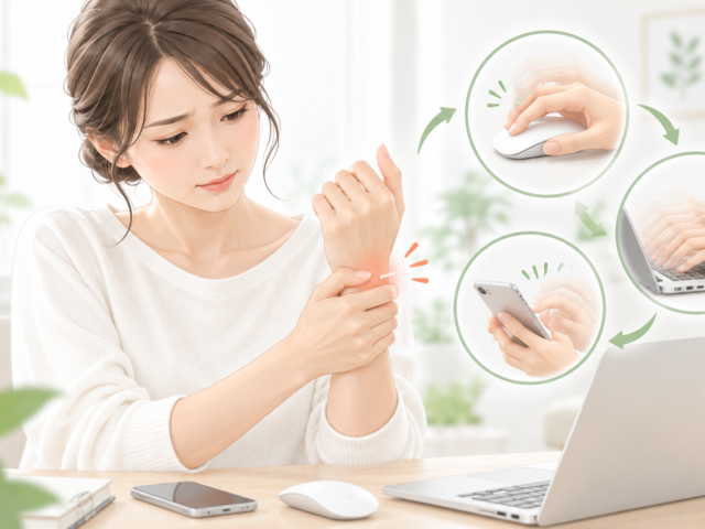 腱鞘炎の原因は手首だけじゃない
